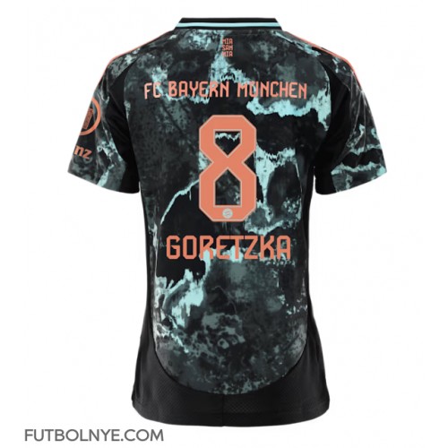 Camiseta Bayern Munich Leon Goretzka #8 Visitante Equipación para mujer 2024-25 manga corta